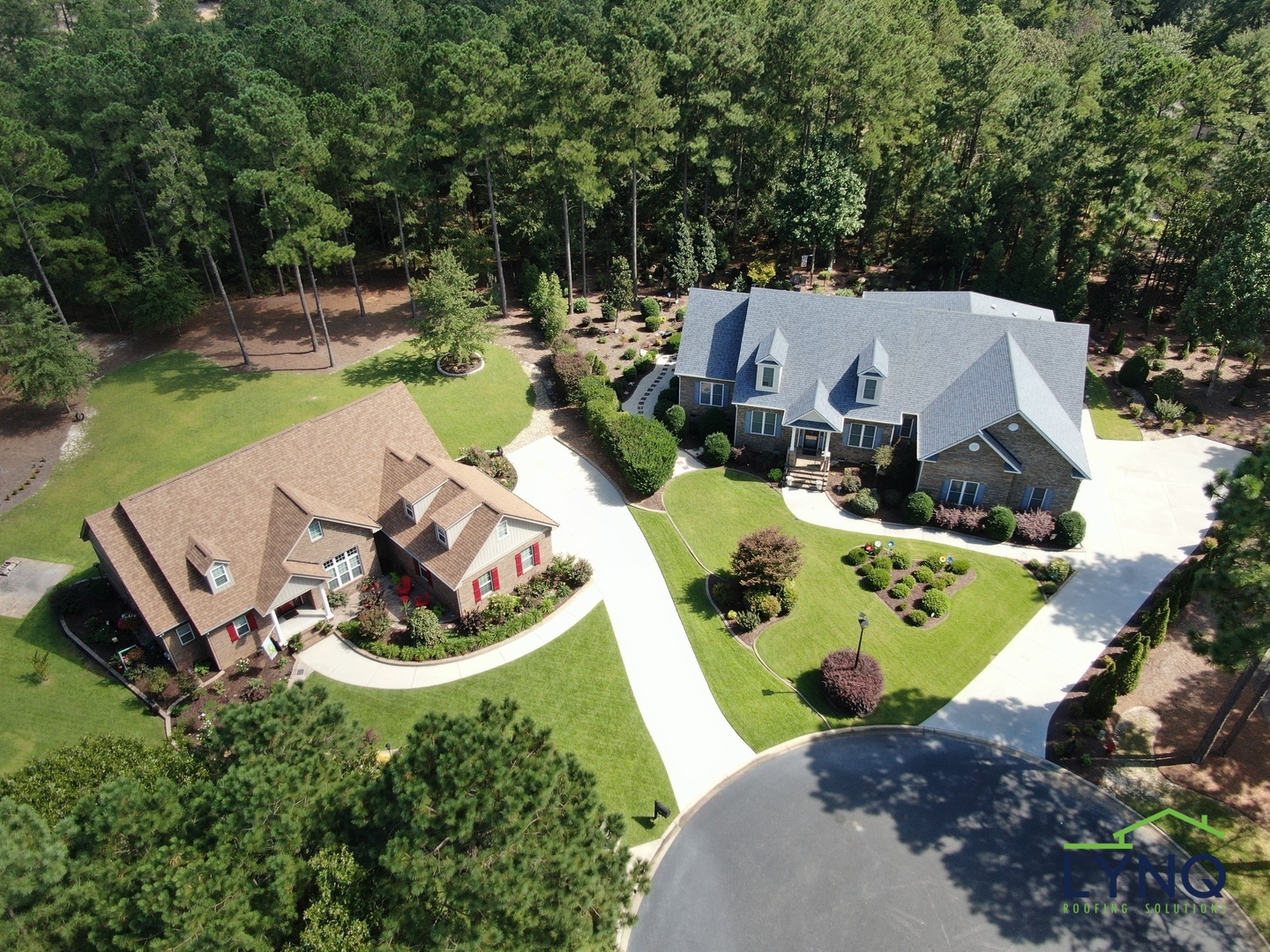 Well-maintained residential roof served by LYNQ Roofing in Greenwood